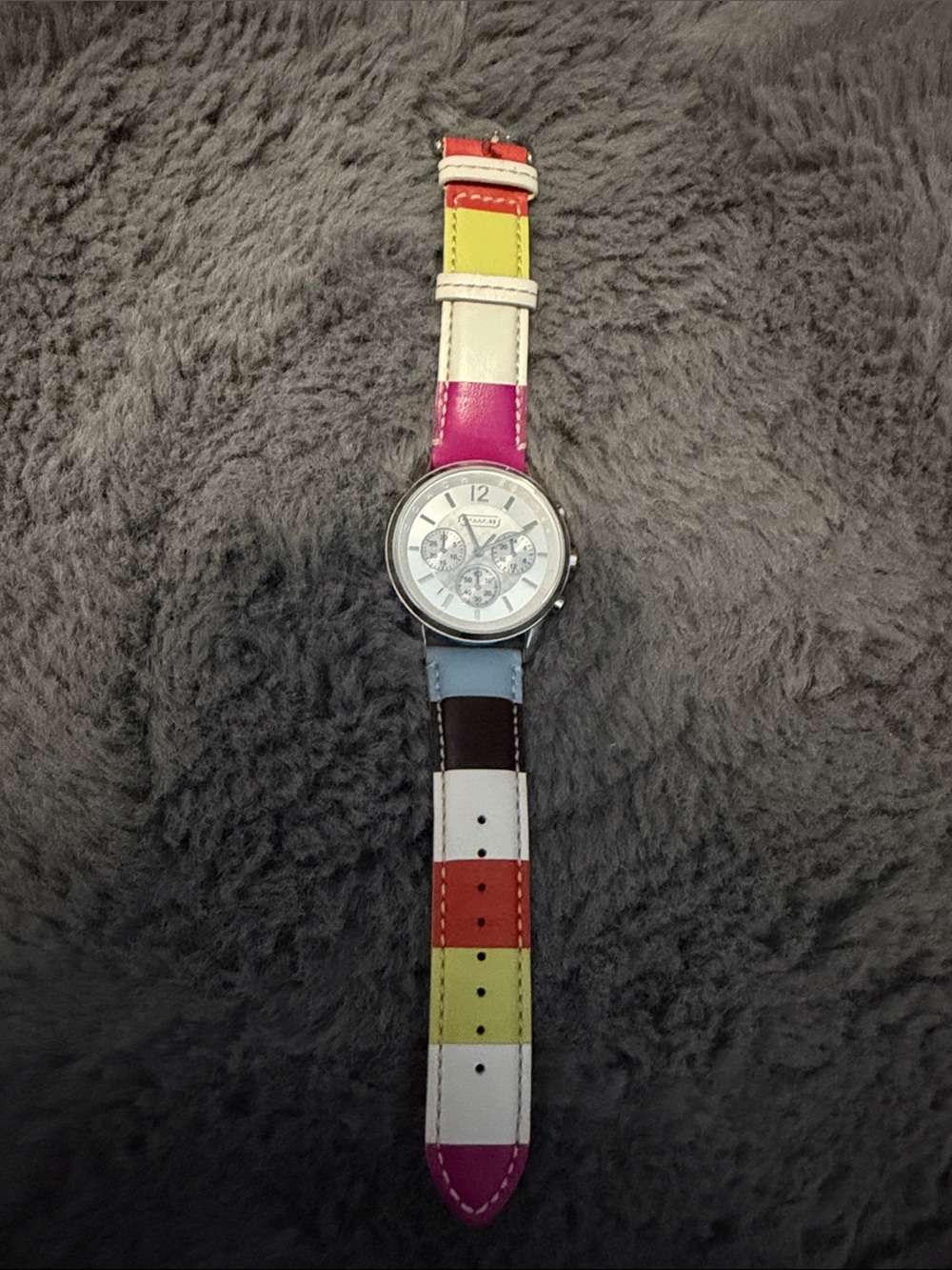 Coach Women’s Multicolor Leather Strap Watch - Fashion Bracelet Style